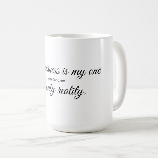 Neville Goddard Quote Koffiemok (Voorkant rechts)