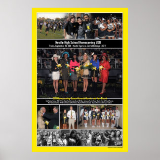 Neville High School Homecoming 2011 Poster