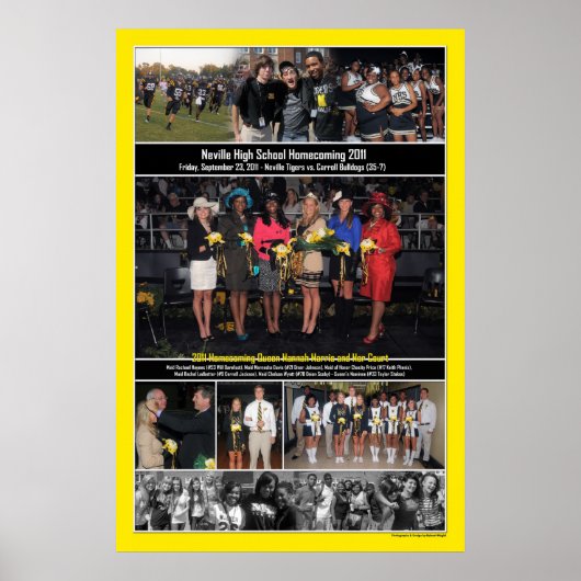 Neville High School Homecoming 2011 Poster (Voorkant)