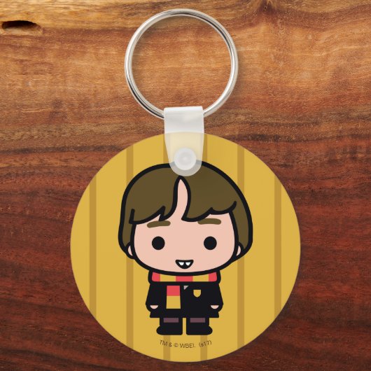 Neville Longbottom Cartoon Character Art Sleutelhanger (Voorkant)