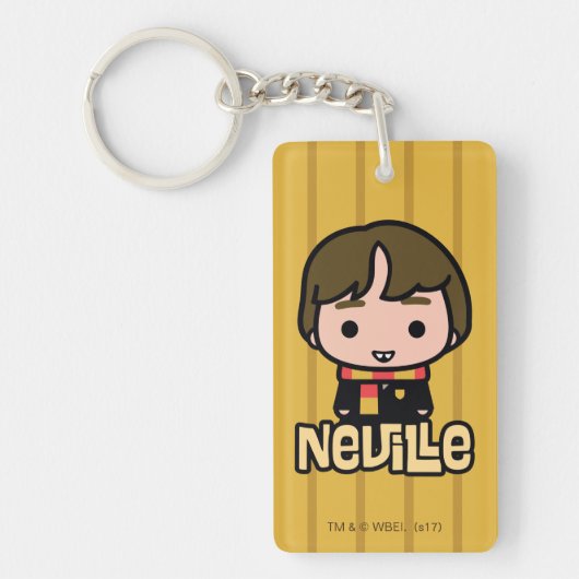 Neville Longbottom Cartoon Character Art Sleutelhanger (Voorkant)