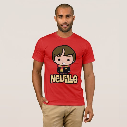 Neville Longbottom Cartoon Character Art T-shirt (Voorkant volledig)