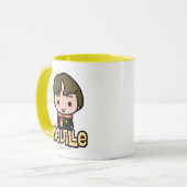 Neville Longbottom Cartoon Karakter Kunst Mok (Voorkant links)