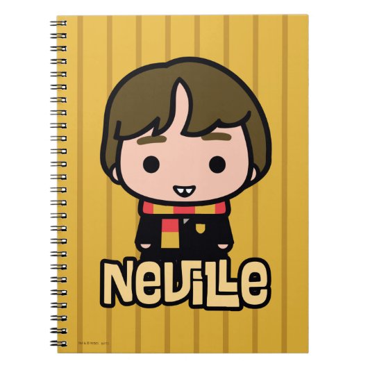 Neville Longbottom Cartoon Karakter Kunst Notitieboek (Voorkant)