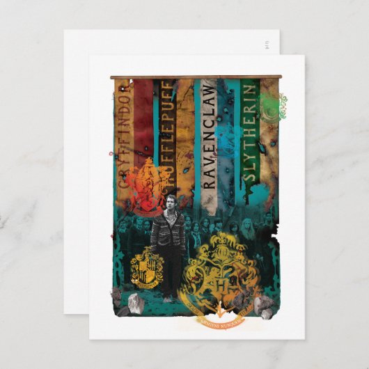 Neville Longbottom Collage 1 Briefkaart (Voorkant / Achterkant)