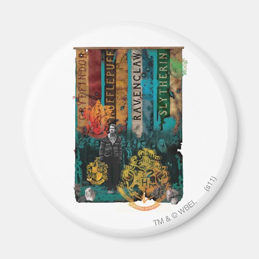 Neville Longbottom Collage 1 Magneet (Voorkant)