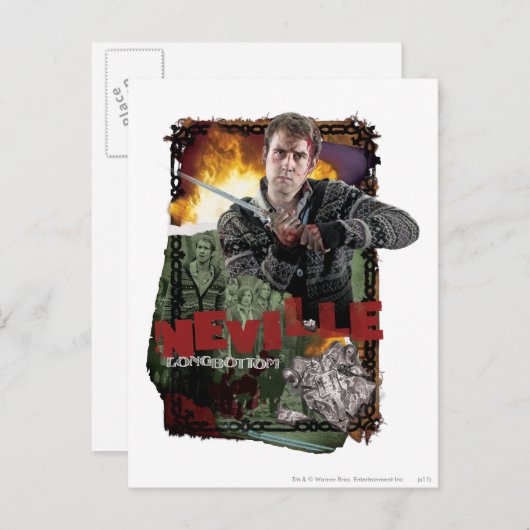Neville Longbottom Collage 2 Briefkaart (Voorkant / Achterkant)