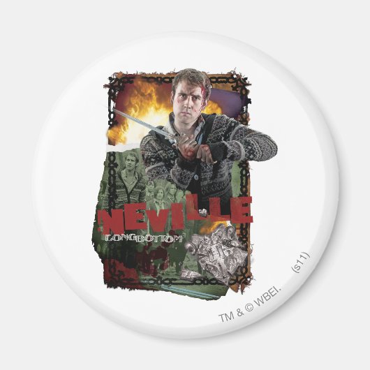 Neville Longbottom Collage 2 Magneet (Voorkant)