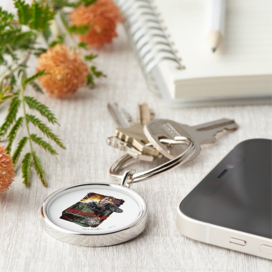 Neville Longbottom Collage 2 Sleutelhanger (Zijkant)