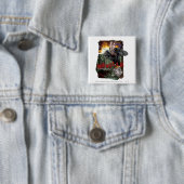 Neville Longbottom Collage 2 Vierkante Button 5,1 Cm (In situ)