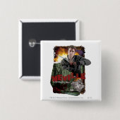 Neville Longbottom Collage 2 Vierkante Button 5,1 Cm (Voorkant /achterkant)