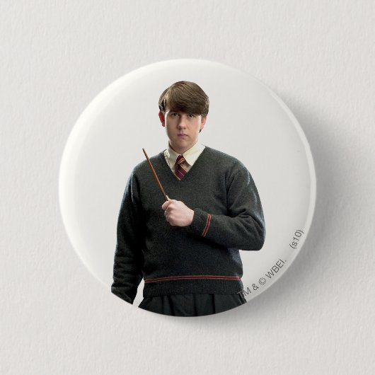 Neville Longbottom Crossed Arms Ronde Button 5,7 Cm (Voorkant)