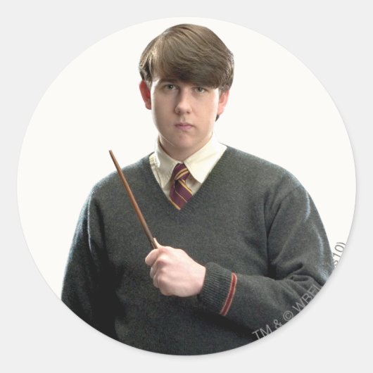 Neville Longbottom Crossed Arms Ronde Sticker (Voorkant)