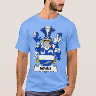 Nevins Coat of Arms Family Crest T-shirt