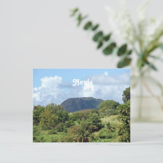 Nevis Landschap Briefkaart (Staand voorkant)
