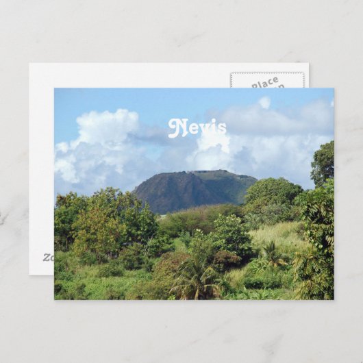 Nevis Landschap Briefkaart (Voorkant / Achterkant)