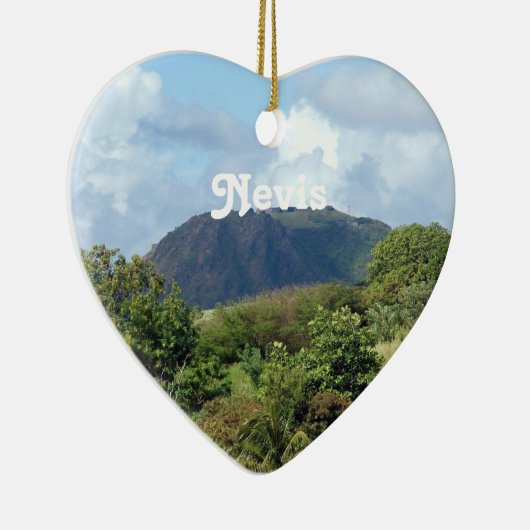 Nevis Landschap Keramisch Ornament (Rechts)