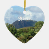 Nevis Landschap Keramisch Ornament (Voorkant)