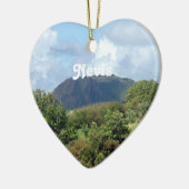 Nevis Landschap Keramisch Ornament (Links)