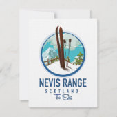Nevis Range Schotland ski logo (Achterkant)
