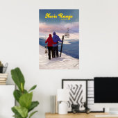 Nevis Range Schotland Skigebied Reisposter Poster (Thuiskantoor)
