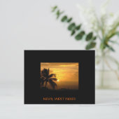 Nevis Sunset Briefkaart (Staand voorkant)