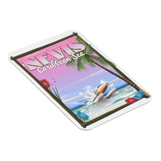 Nevis Vakantieposter. Magneet (Rechterzijde)