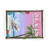 Nevis Vakantieposter. Magneet (Horizontaal)