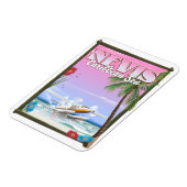 Nevis Vakantieposter. Magneet (Linkerzijde)