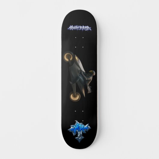 Nevoy Ryder Blaze 8" Skateboard Deck (Voorkant)