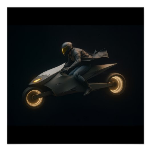 Nevoy Ryder Blaze Motorbike Perfect Poster (Voorkant)