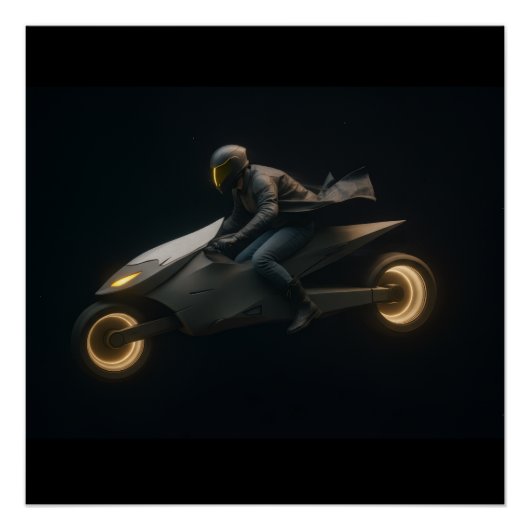 Nevoy Ryder Blaze Motorbike Poster (Voorkant)