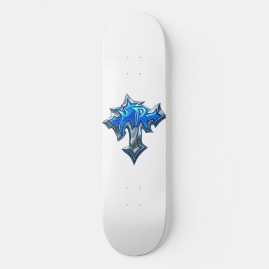 Nevoy Ryder White Board Persoonlijk Skateboard (Voorkant)