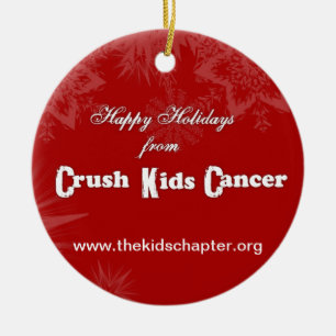 *NEW 2013* Crush Kinder Cancer Ornament