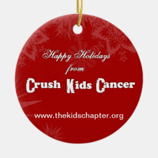 *NEW 2013* Crush Kinder Cancer Ornament