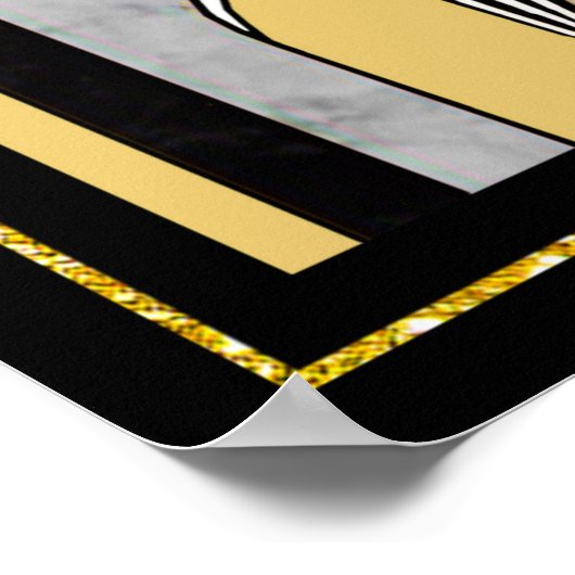 New Abstract Art Deco Poster (Hoek)