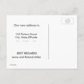 New Address Aankondigingskaart (Achterkant)