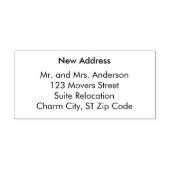 New Address Custom Rubber Stamps Rubberstempel (Afrduk)