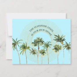 New Address Florida Palm Trees Moving Aankondiging