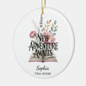 New Adventure Awaits Graduation Personalized Keramisch Ornament (Links)