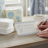 New adventures Baby Shower Diaper Raffle  Informatiekaartje