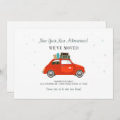 New Adventures Simple Change of Address Moving Aankondiging (Voorkant / Achterkant)