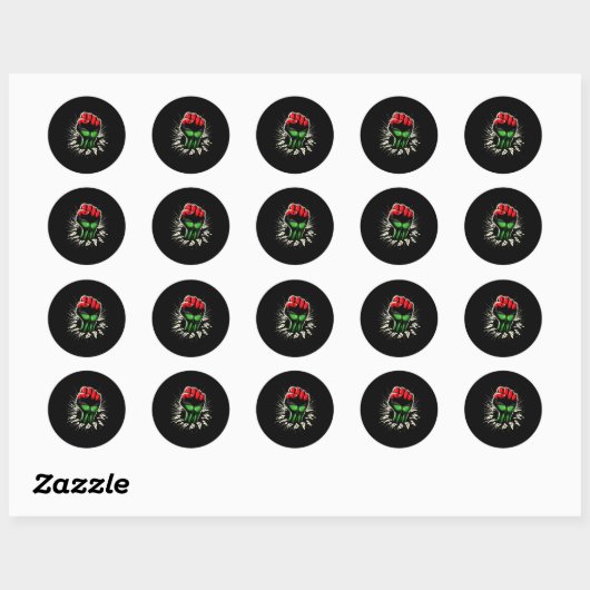 New African Attire For Mens Boys Kids Pan African  Ronde Sticker (Vel)