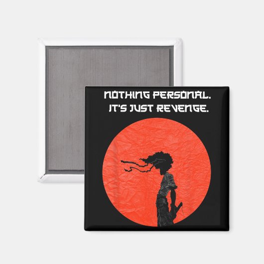 New Afro Samurai Manga Anime Cartoon Tee  Magneet (Voorkant / Achterkant)