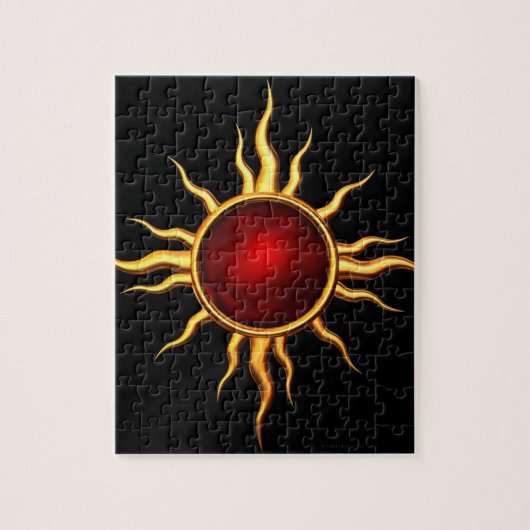 new age Astral Star: Ruby Sun Legpuzzel (Verticaal)