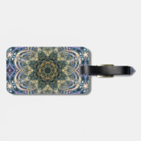 New age Bohemian Yoga Blauw Paarse Mandala