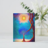 New age Boom des Levens Briefkaart (Staand voorkant)