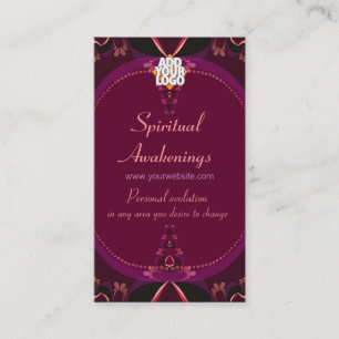 New age Digitale Lage met Van Bedrijfs Bourgondië Visitekaartje