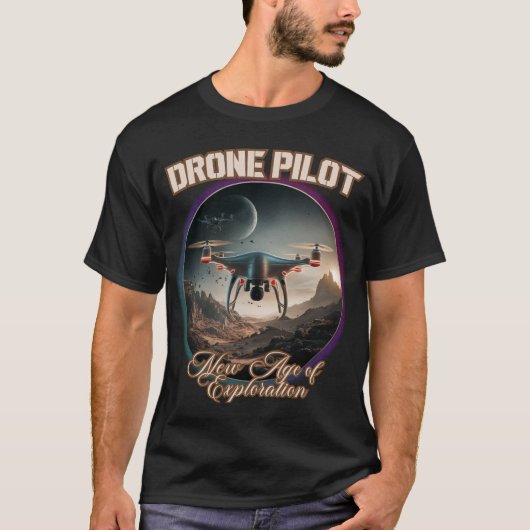 NEW AGE DRONE PILOT T-SHIRT (Voorkant)