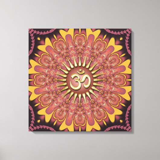 New age Earth Sunshine AWrapped Canvas Afdruk (Voorkant)